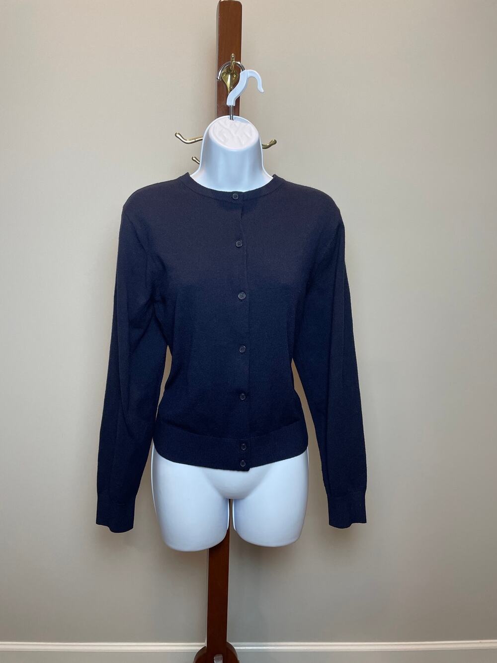 Nordstrom Rack Navy Button Front Cardigan Size XL Casual Basic